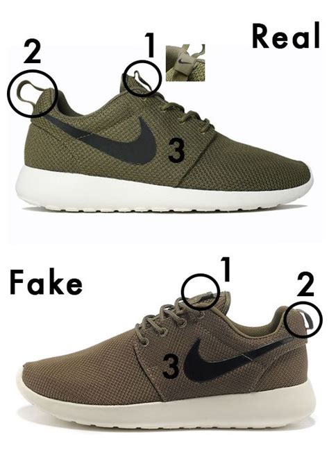 nike roshe one original vs fake|genuine nike shoes.